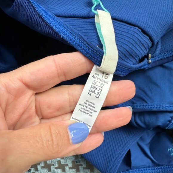 NWT Sea Level Australia Riviera Blue Women's 12 Swimsuit - Picture 6 of 12